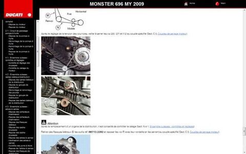 Ducati Monster 696 -2009-Franais 30 07700 Saint-Remze