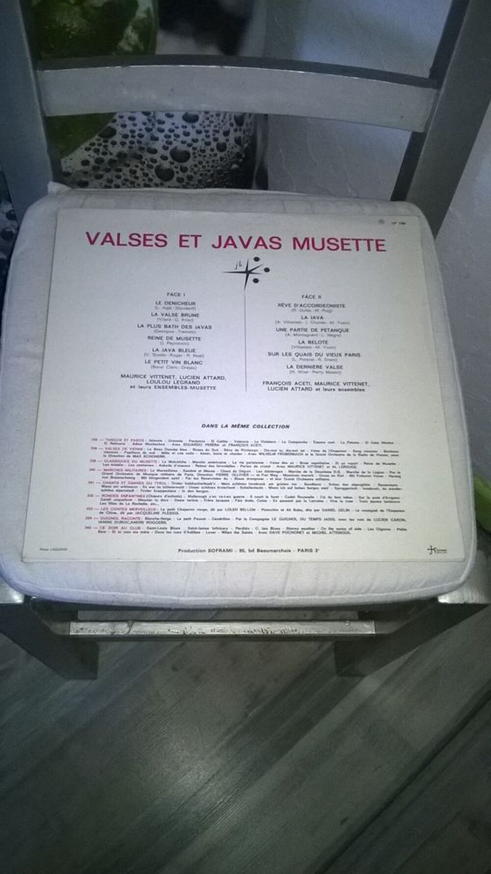 Vinyle Valses et Javas Musette
Maurice Vittenet - L. Attard CD et vinyles