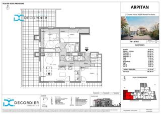  Appartement � vendre 4 pi�ces 97 m�