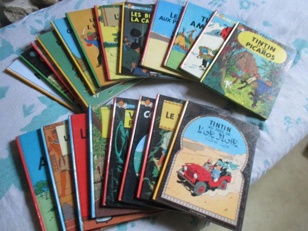 collection de 20 volumes de &quot;TINTIN&quot; 1984 Livres et BD