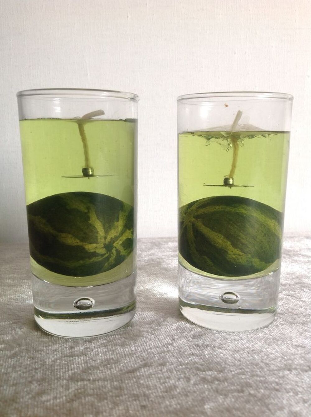 2 BOUGIES PARFUM CITRON VERT CLOS D'AGUZON Envoi Possible
D�coration