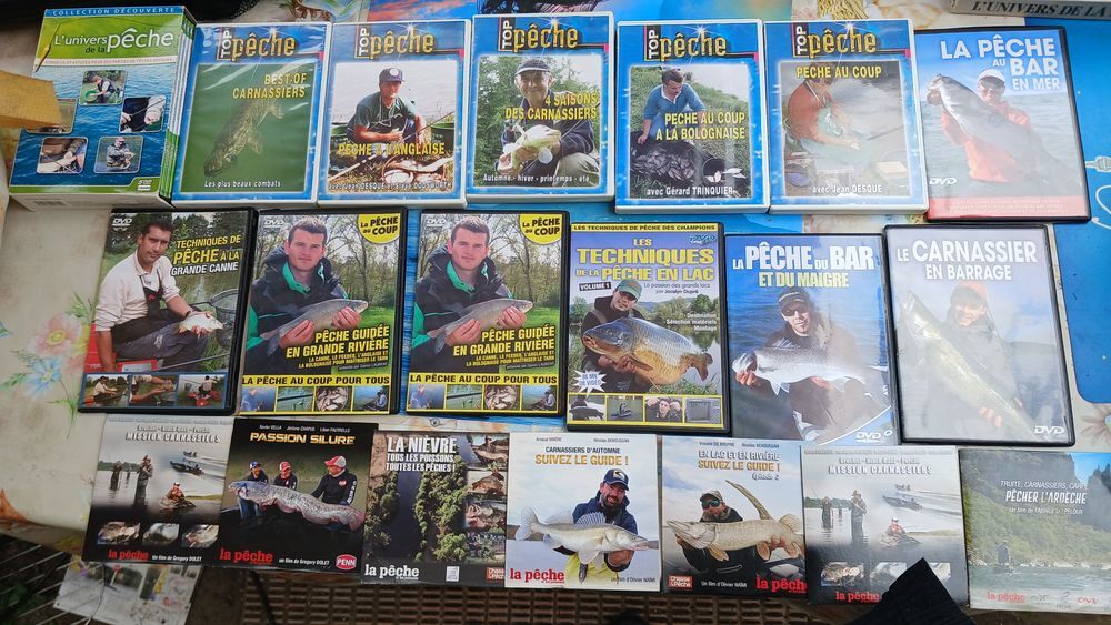 Enorme mat&eacute;riel de p&ecirc;che Sports