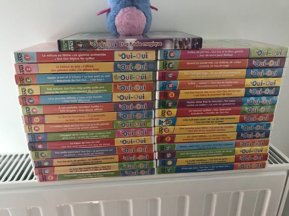 Lot 28 DVD collections Oui-Oui DVD et blu-ray