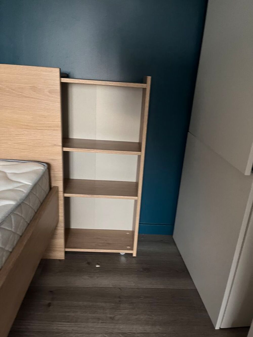 cadre de lit 1 personnes avec rangement sommier Meubles
