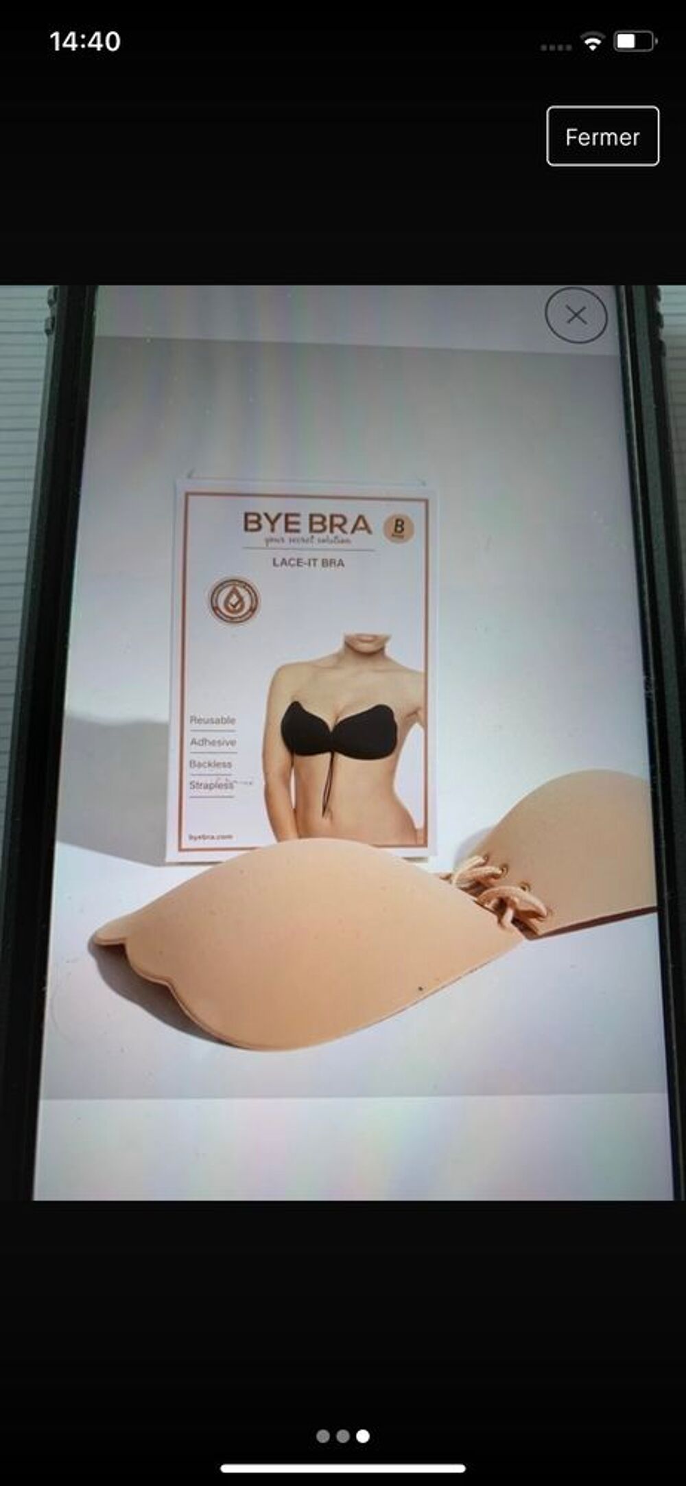 soutien gorge adh&eacute;sif Vêtements