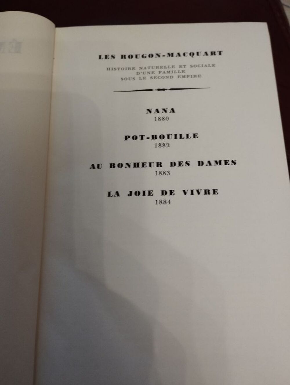 Oeuvre de Zola en 14 volumes (1969) Livres et BD