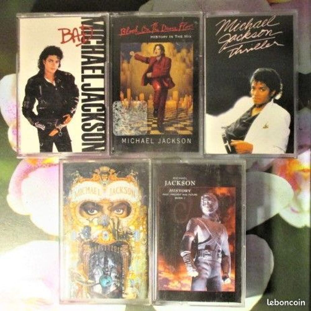 Cassettes audio Michael Jackson CD et vinyles