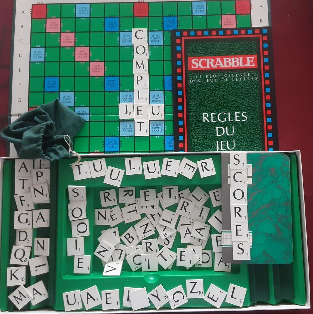 SCRABBLE G&Eacute;ANT adapt&eacute; aux personnes &acirc;g&eacute;es, et/ou malvoyantes Jeux / jouets