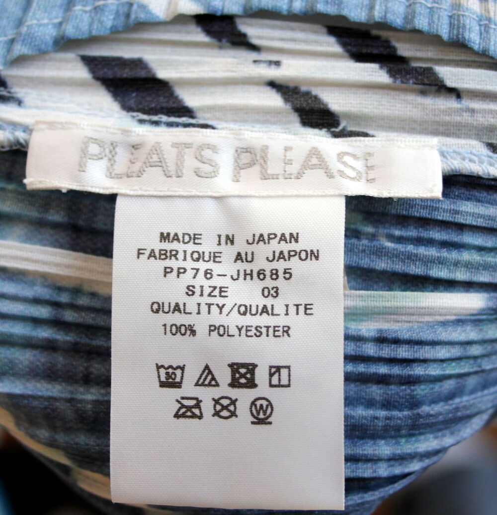Robe bleu sans manches PLEATS PLEASE - ISSEY MIYAKE T.3 Vêtements