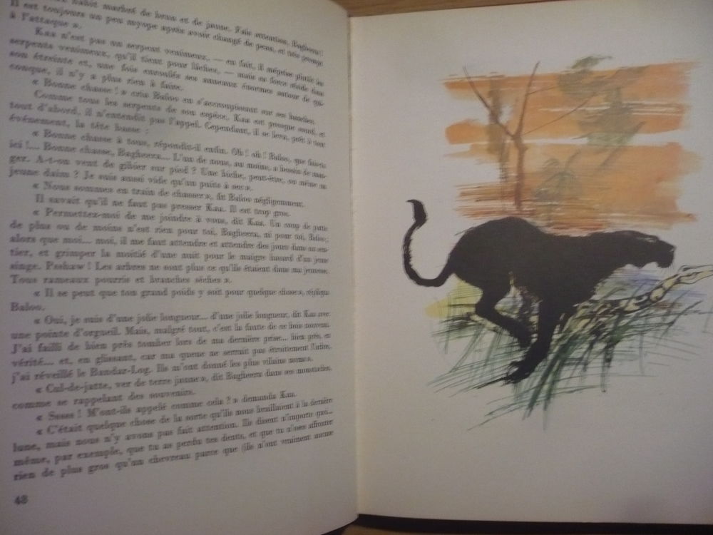 LE LIVRE DE LA JUNGLE de Rudyard KIPLING (1958) Livres et BD