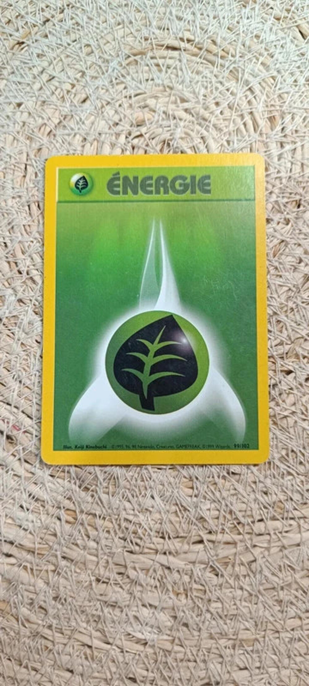 Carte Pok&eacute;mon - Energie Plante - 99/102 Jeux / jouets