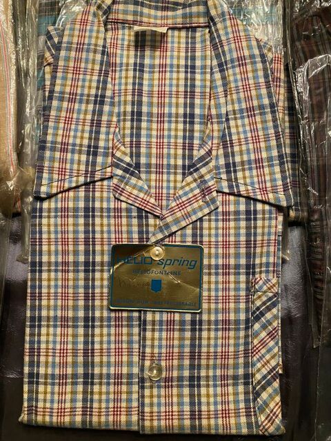 6 Chemisettes � carreaux, neuves, vintage T.3 12 Saulieu (21)