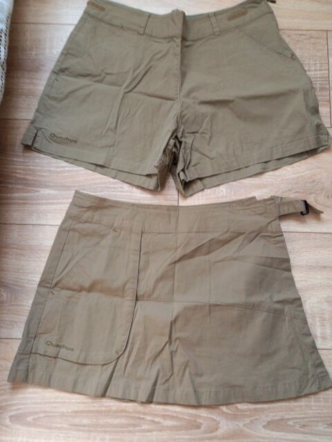 SHORT + MINI JUPE PORTEFEUILLE FEMME T 38 DECATHLON 15 Villiers (86)