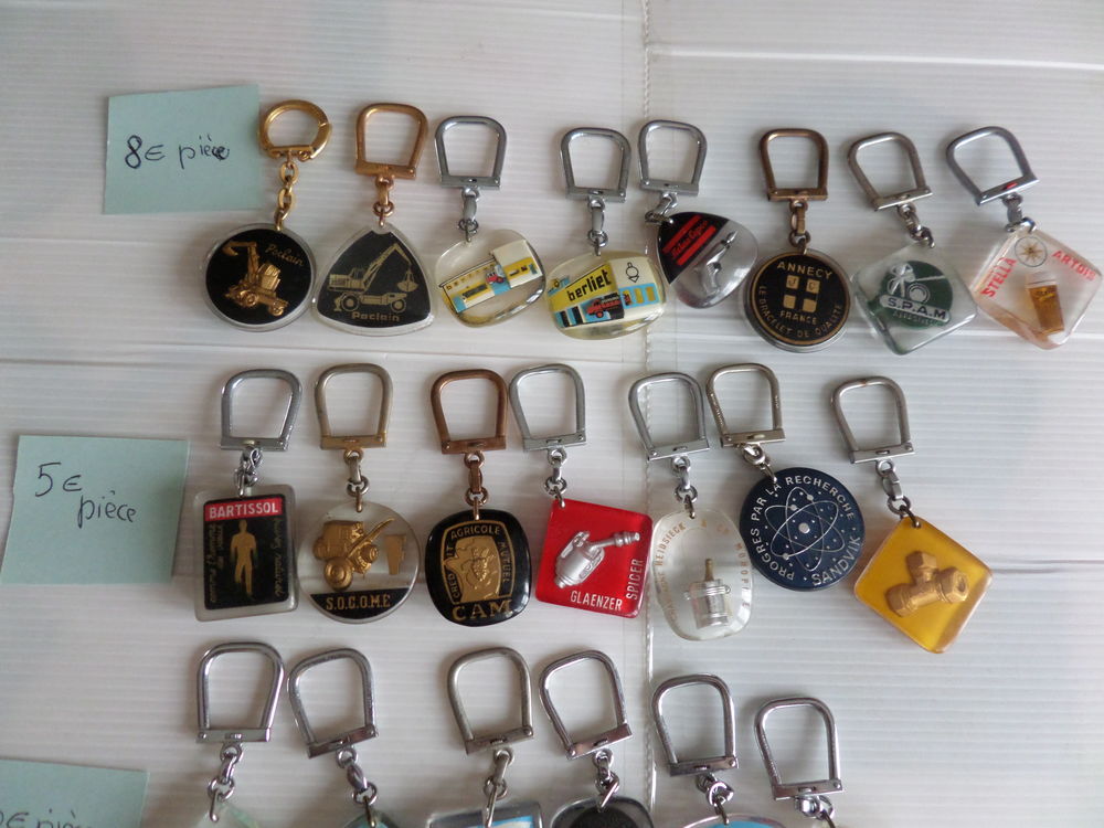 Porte cl&eacute; de marque bourbon et augis &agrave; prix divers ( envoi p 