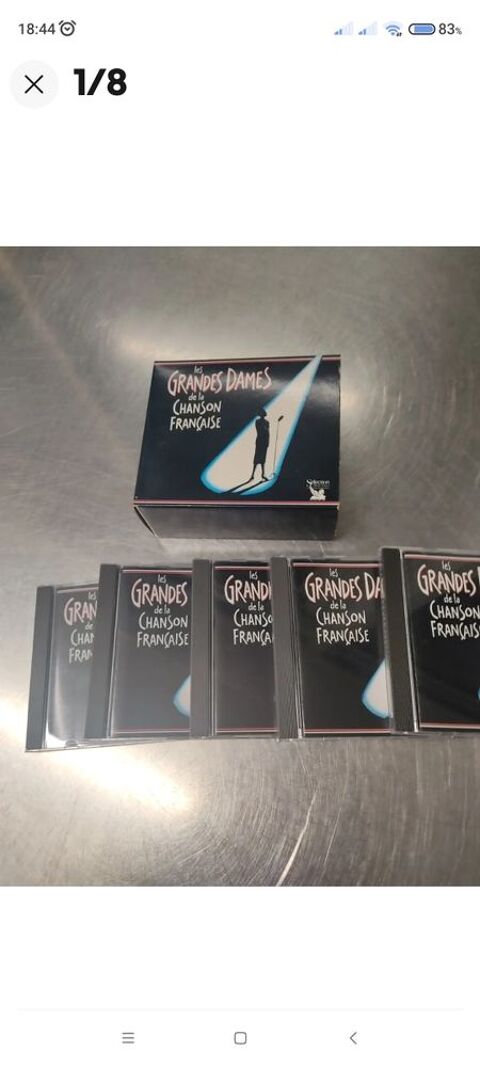 Coffret CD 'LES GRANDES DAMES DE LA CHANSON FRAN�AISE'. 15 La Seyne-sur-Mer (83)