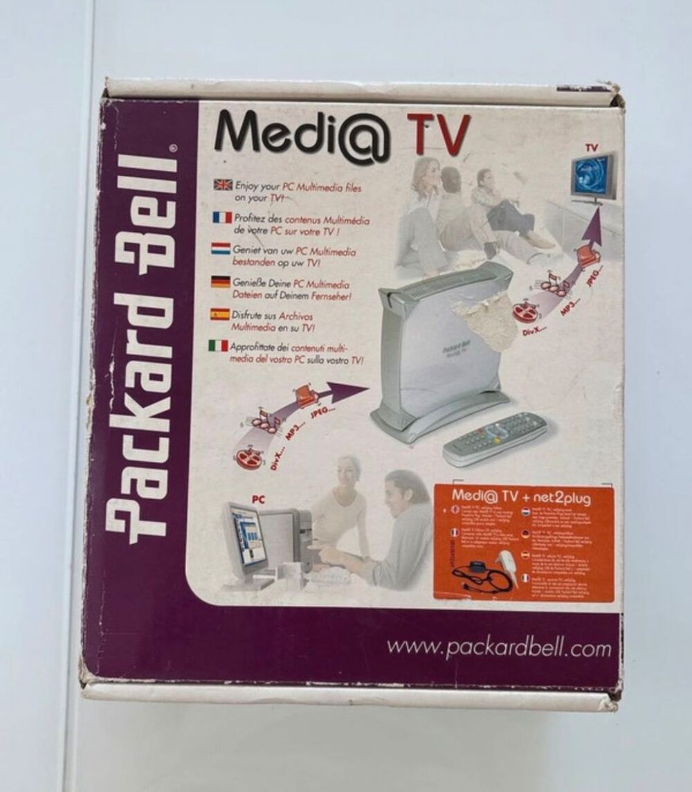 Packard Bell Medi@ TV Complet en Boite Matériel informatique