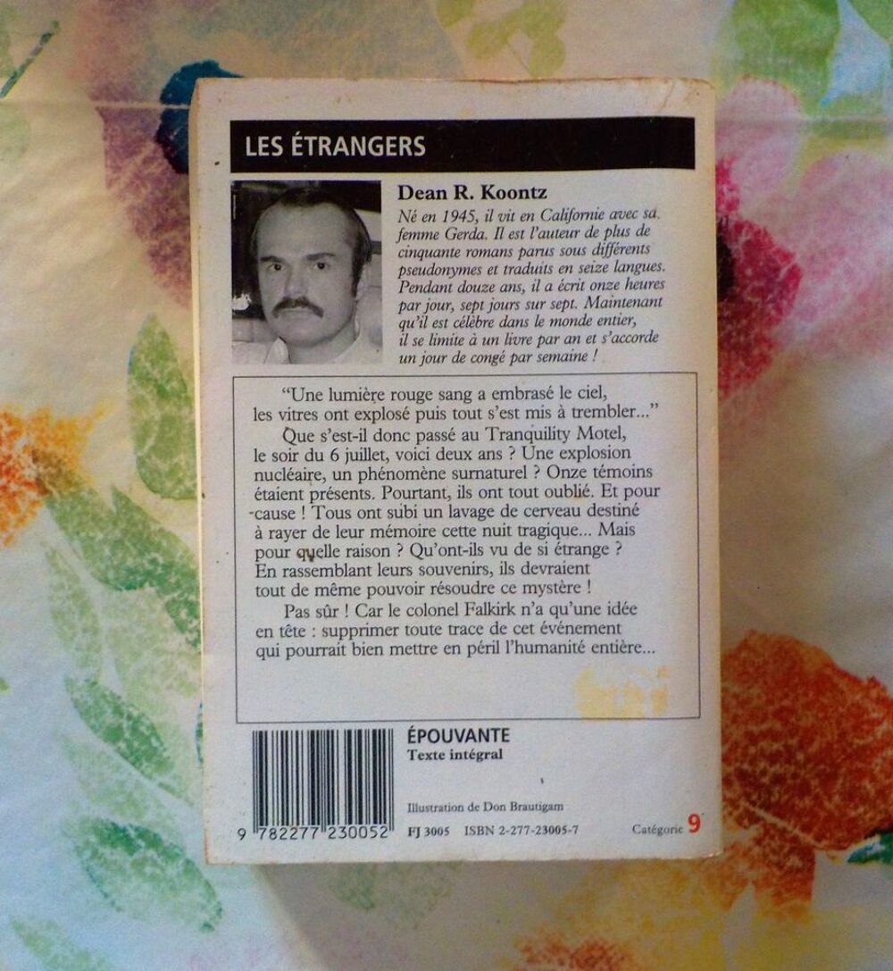 LES ETRANGERS de Dean R. KOONTZ Ed. J'ai Lu Epouvante Livres et BD