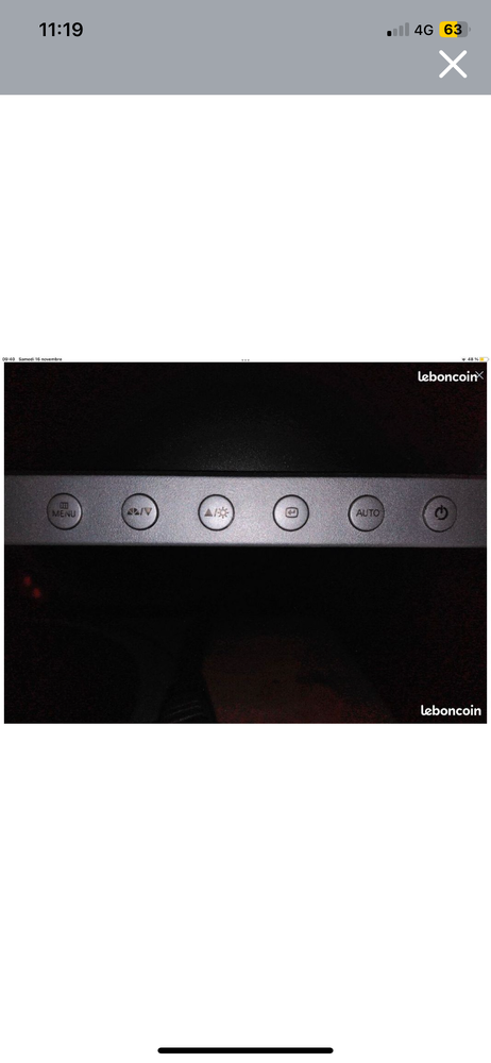 Ecran PC tr&egrave;s tr&egrave;s peu servi Samsung SyncMaster 15'
Matériel informatique
