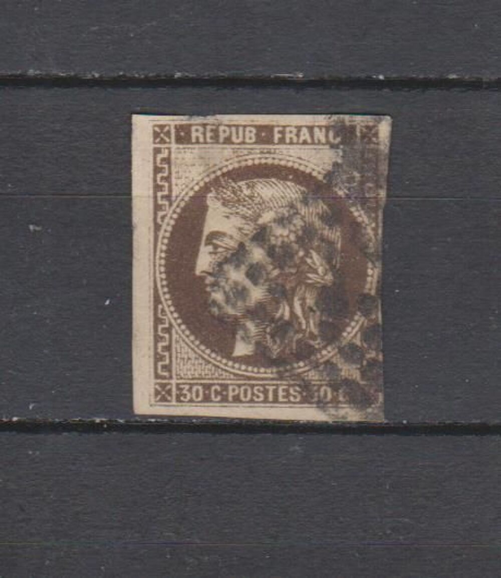FRANCE N&deg; 47 TIMBRE OBLITERE DE 1870 Cote : 280  