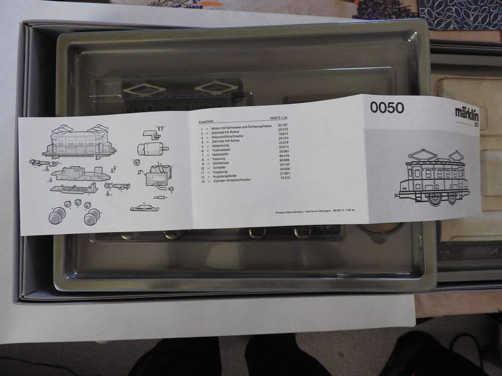 Echelle HO - M&auml;rklin coffret vintage ref 0050 &eacute;tat neuf 