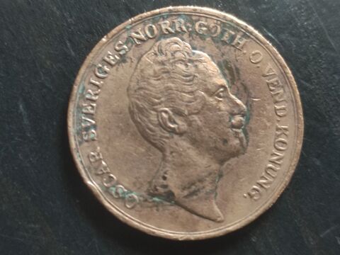 pi�ce 2/3 skilling Banco 1854 14 Bordeaux (33)