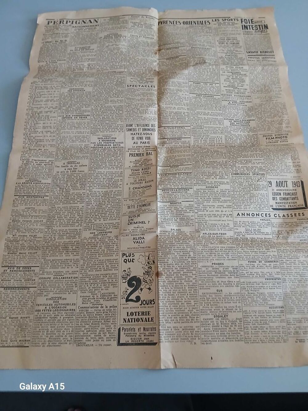 ancien revue de presse d apr&egrave;s guerre 