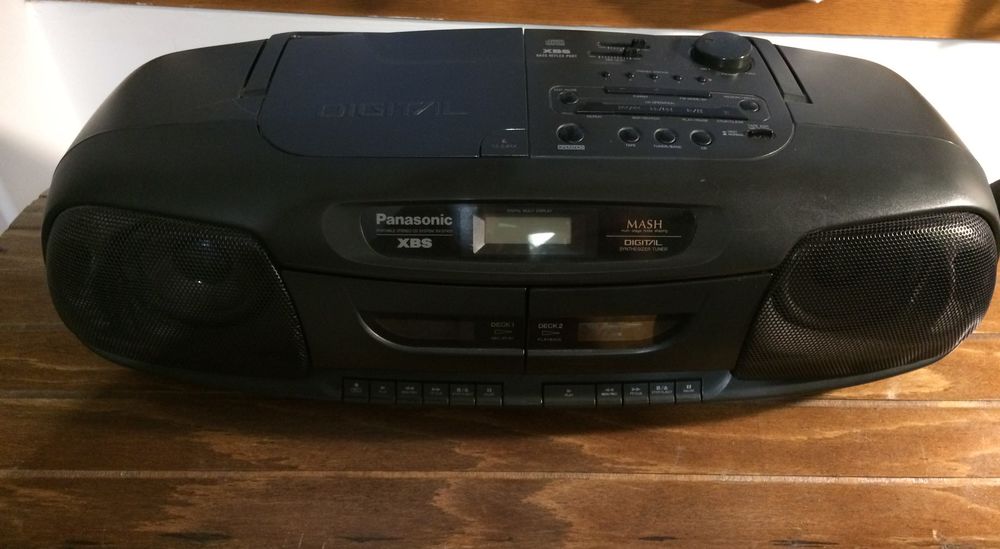 Radio CD double K7 Panasonic RX-DT401 XBS Audio et hifi
