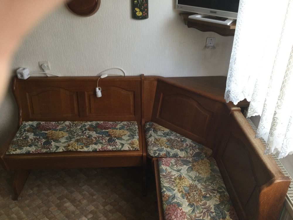 Banquette de coin pour cuisine en bois Meubles
