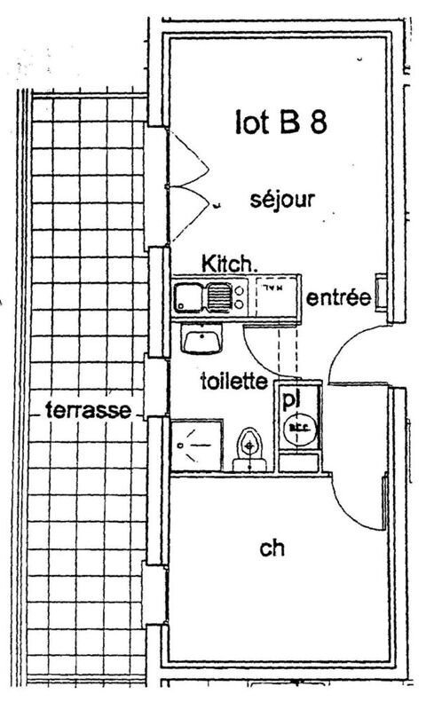   2 pièces 32m² + parking Appartement - 2 pièce(s) - 32 m²