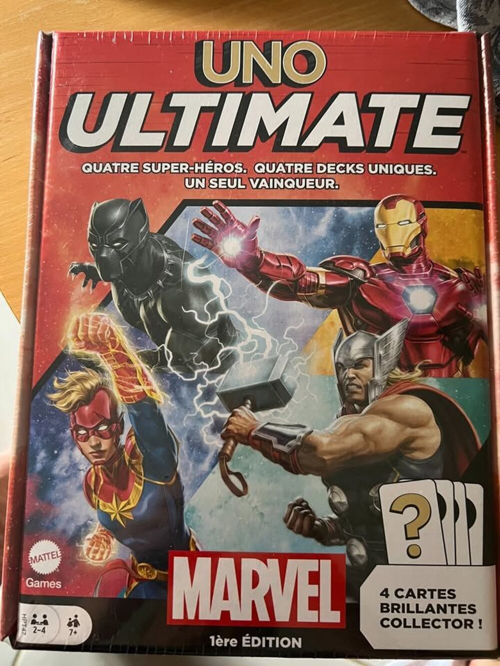 Jeu de cartes Mattel Games UNO Ultimate Marvel Jeux / jouets