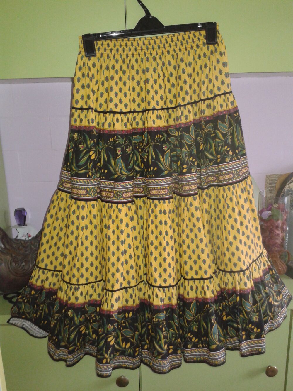 Jupe en tissu proven&ccedil;ale vintage Vêtements