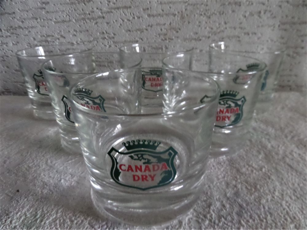 verres de CANADA DRY 2 models Cuisine