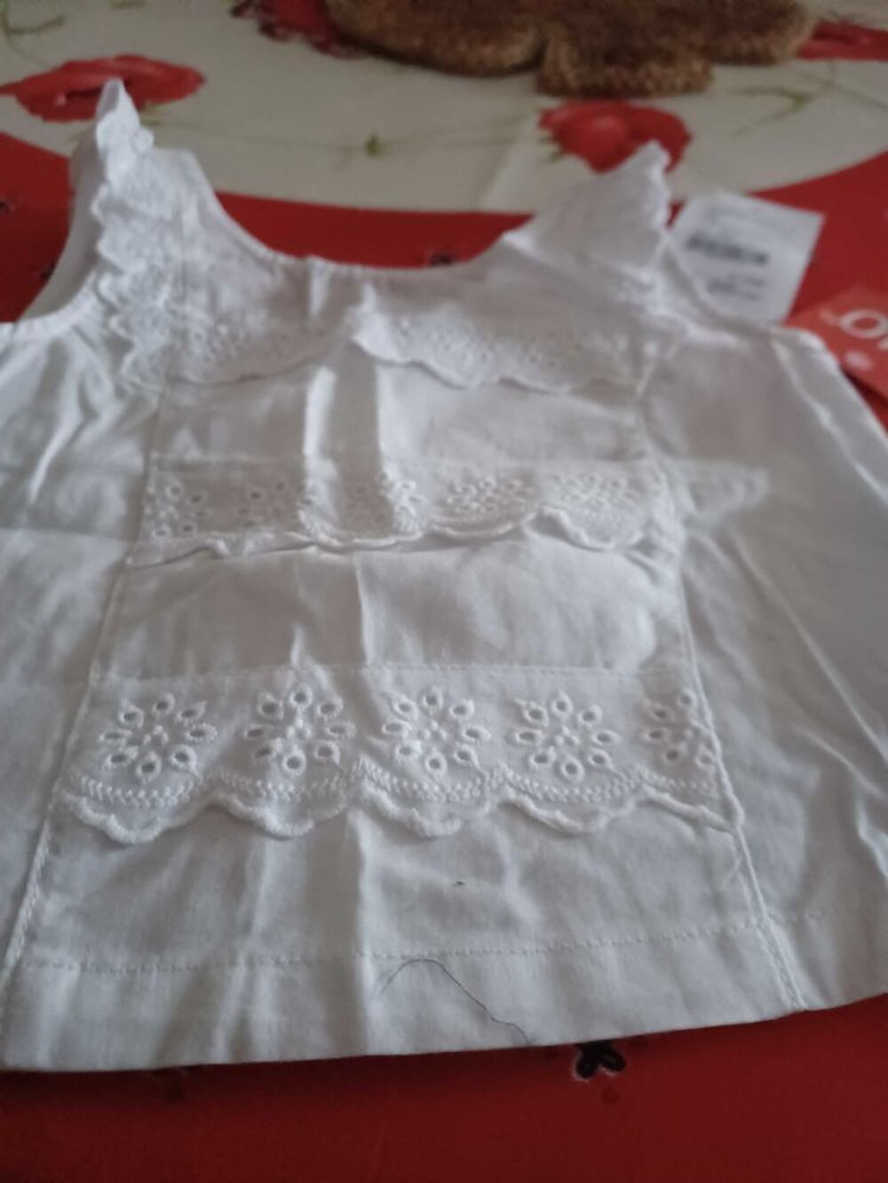 Corsage blanc enfant Vêtements enfants