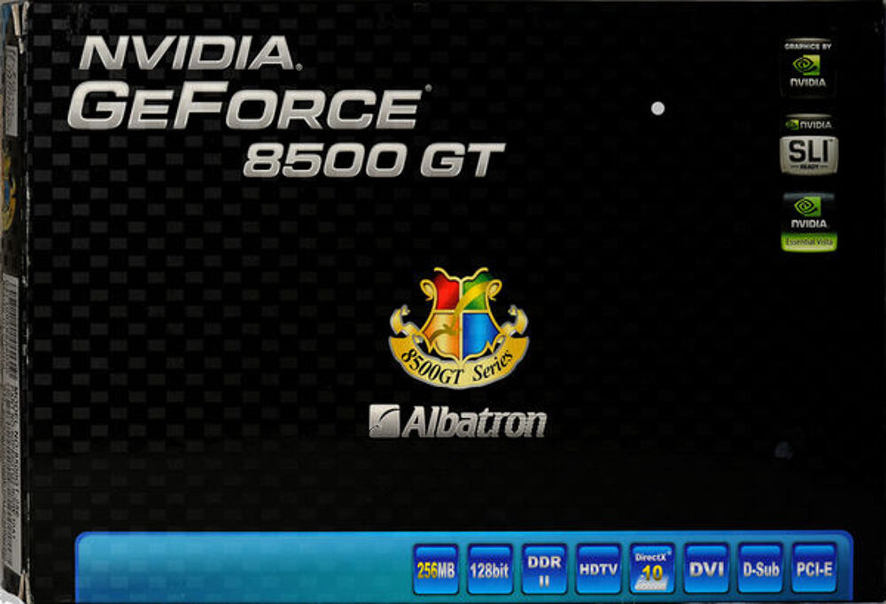 Carte graphique GE Force 8500GT (pour ordinateur) Matériel informatique