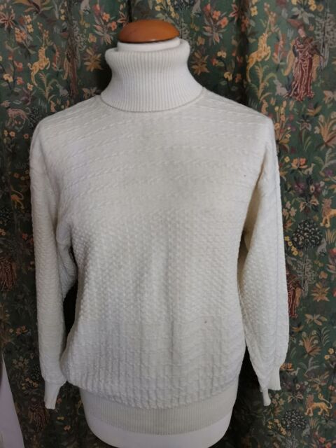 Pull col roul blanc cru marque  LEPOUTRE  42 L'Aigle (61)