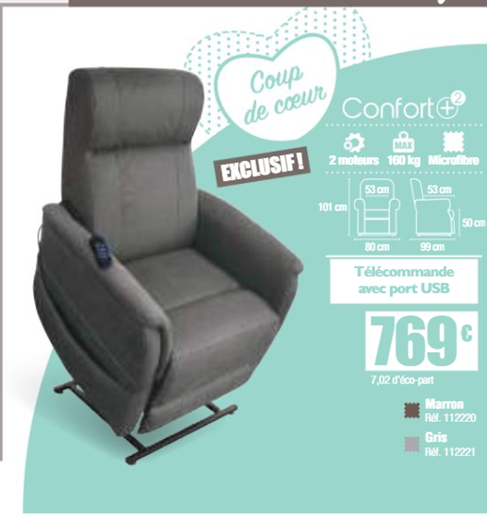 FAUTEUIL PERSONNES AGES BASTIDE Meubles