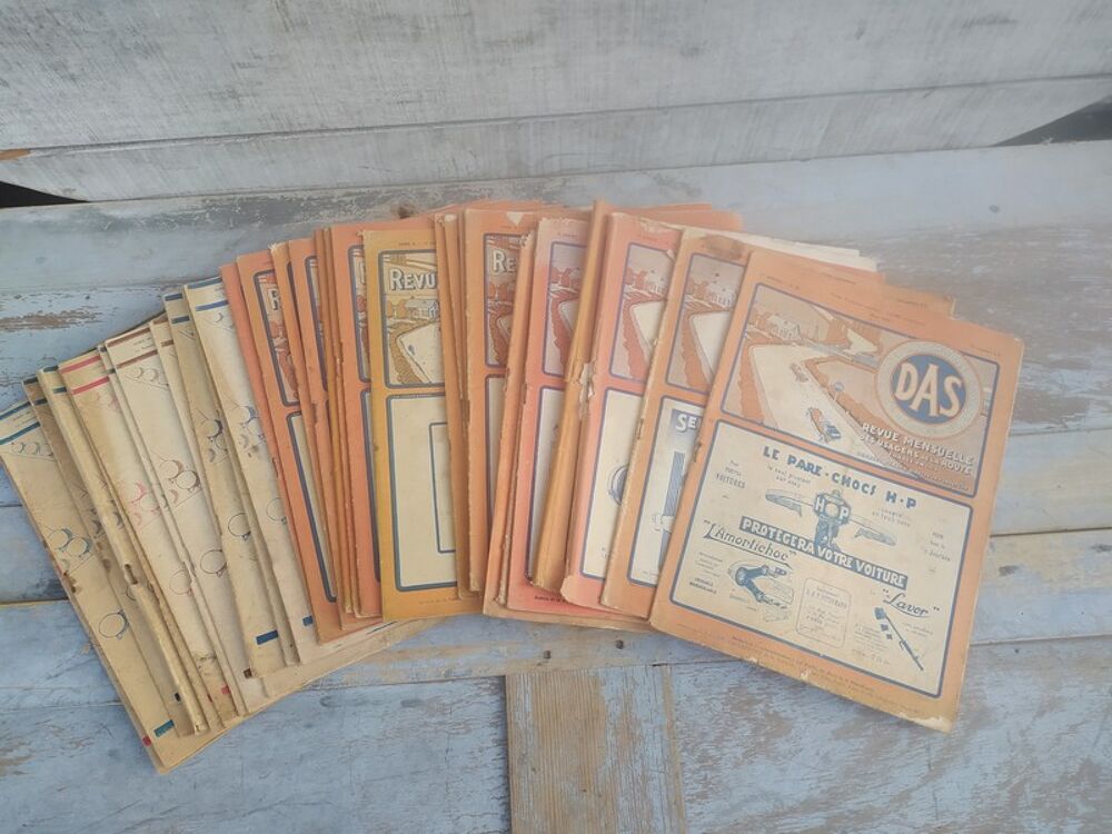 Lot 34 Revue Mensuelle des Usagers de la Route 1926 &agrave; 1930 