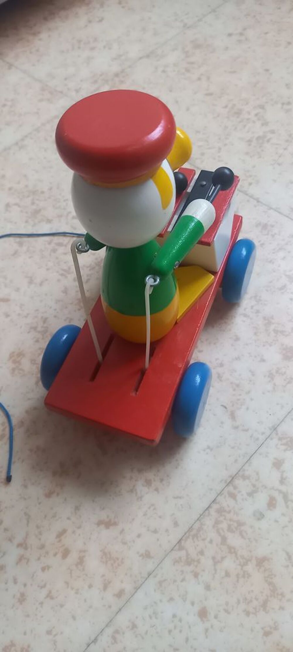 Jouet a tirer en bois canard xylophone en tres bon &eacute;tat Jeux / jouets