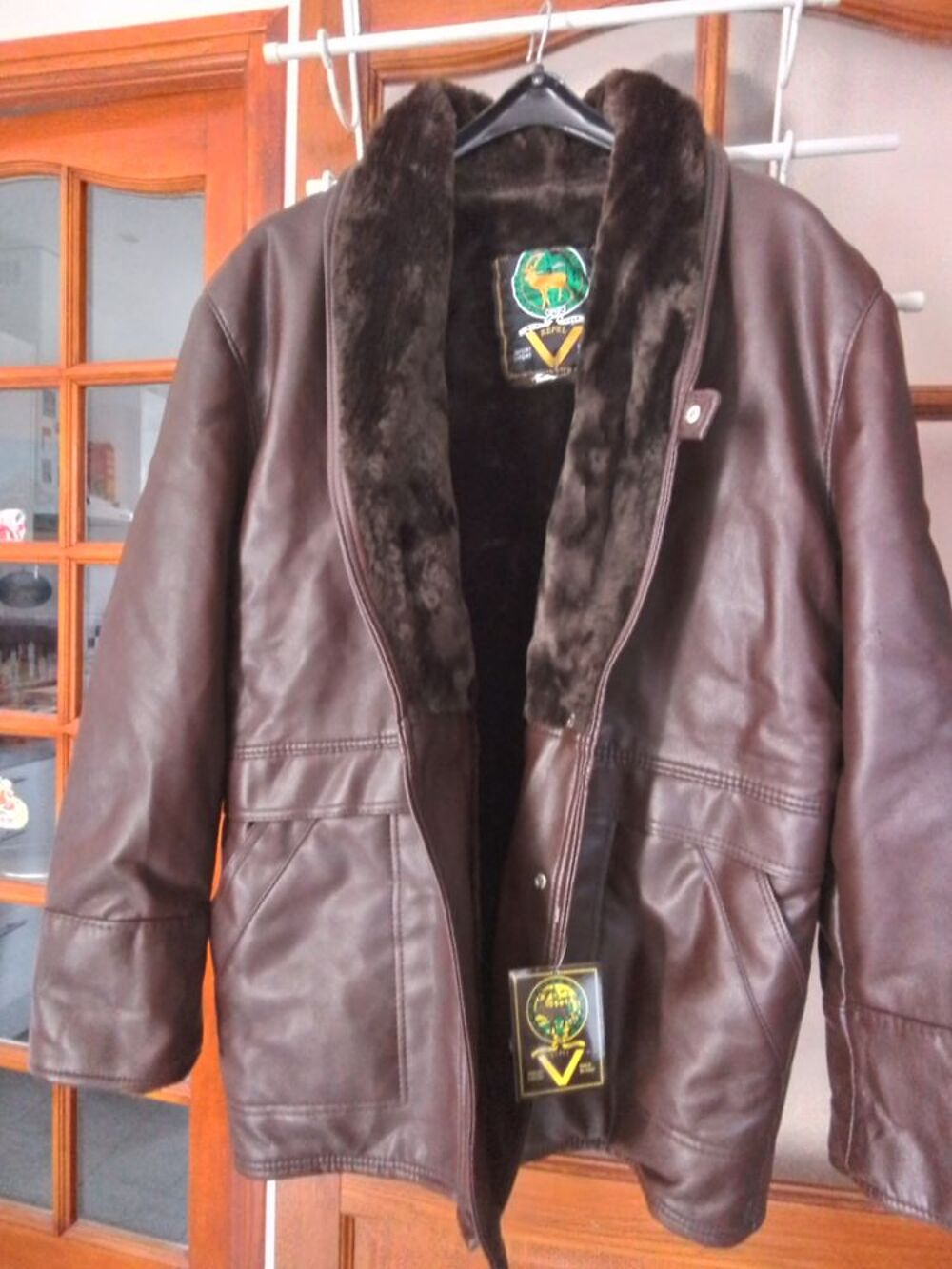 ?eau cuir doubl&eacute; Vêtements