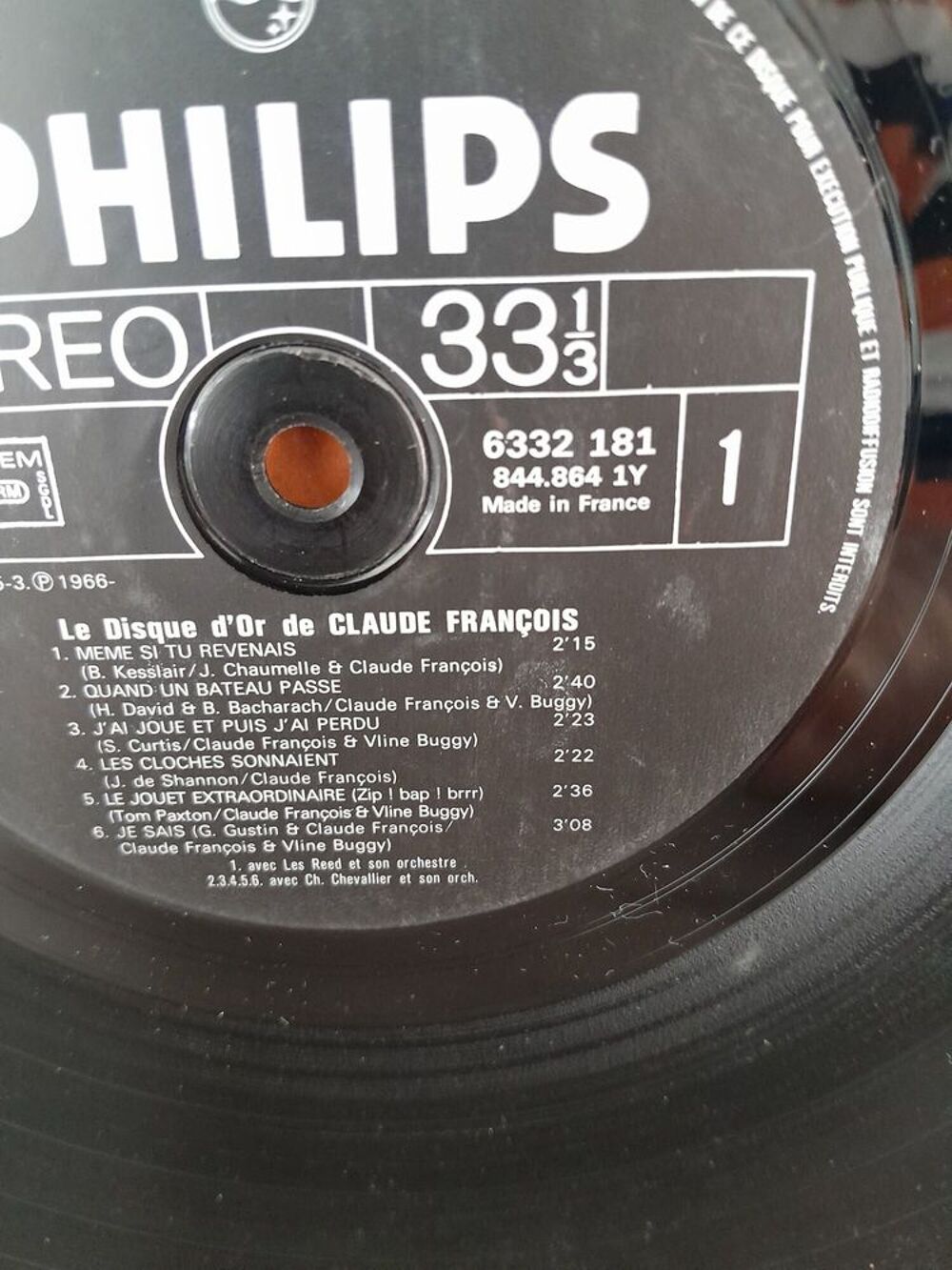 CLAUDE FRANCOIS TEL / 0627473514 CD et vinyles