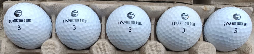 35 Balles de Golf Inesis Long d'Occasion en Tr&egrave;s Bon &Eacute;tat Sports
