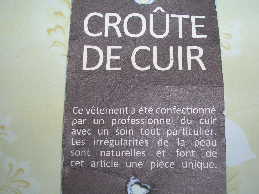 Blouson en cuir Homme Vêtements