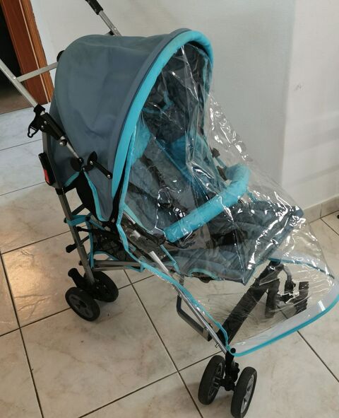 Poussette canne multiposition 3 protections froid vent pluie 60 Jury (57)