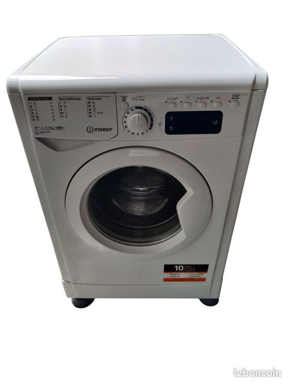 Machine &agrave; laver Indesit - 7kg 1400t Electroménager