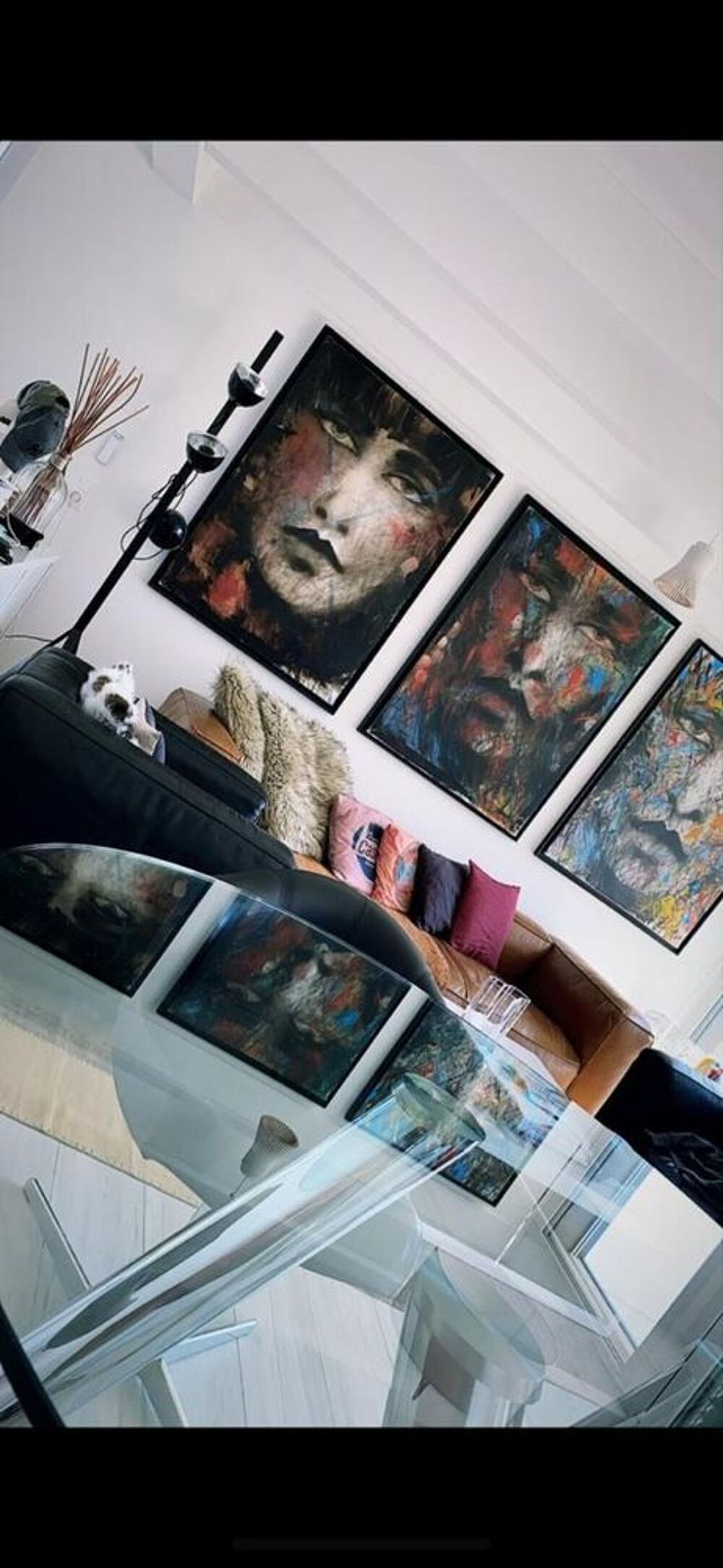 Tableau Les Trois Visages de Ar&egrave;s ANTOYAN Décoration