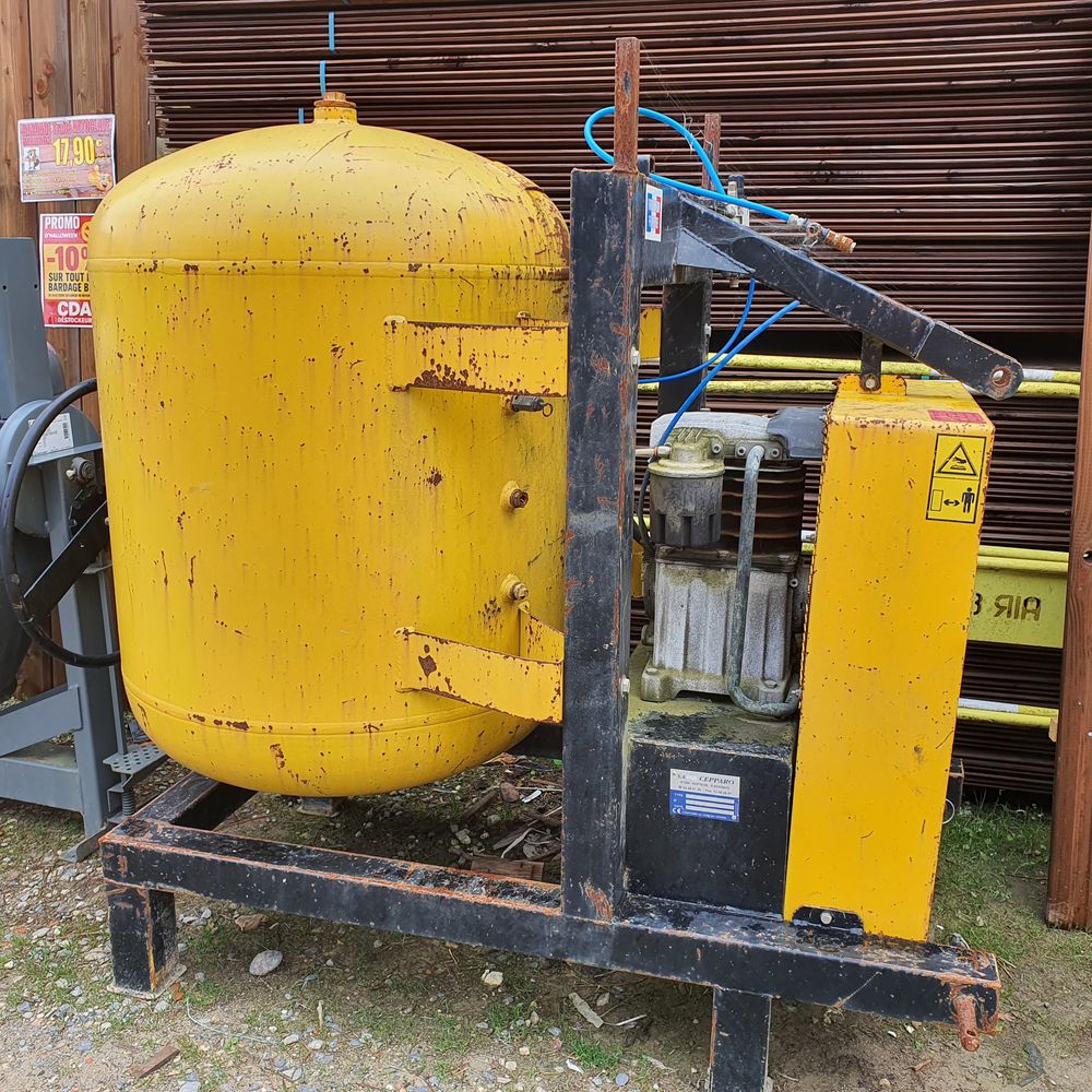 COMPRESSEUR Jaune AGRICOLE - Pour Prise de Force Bricolage