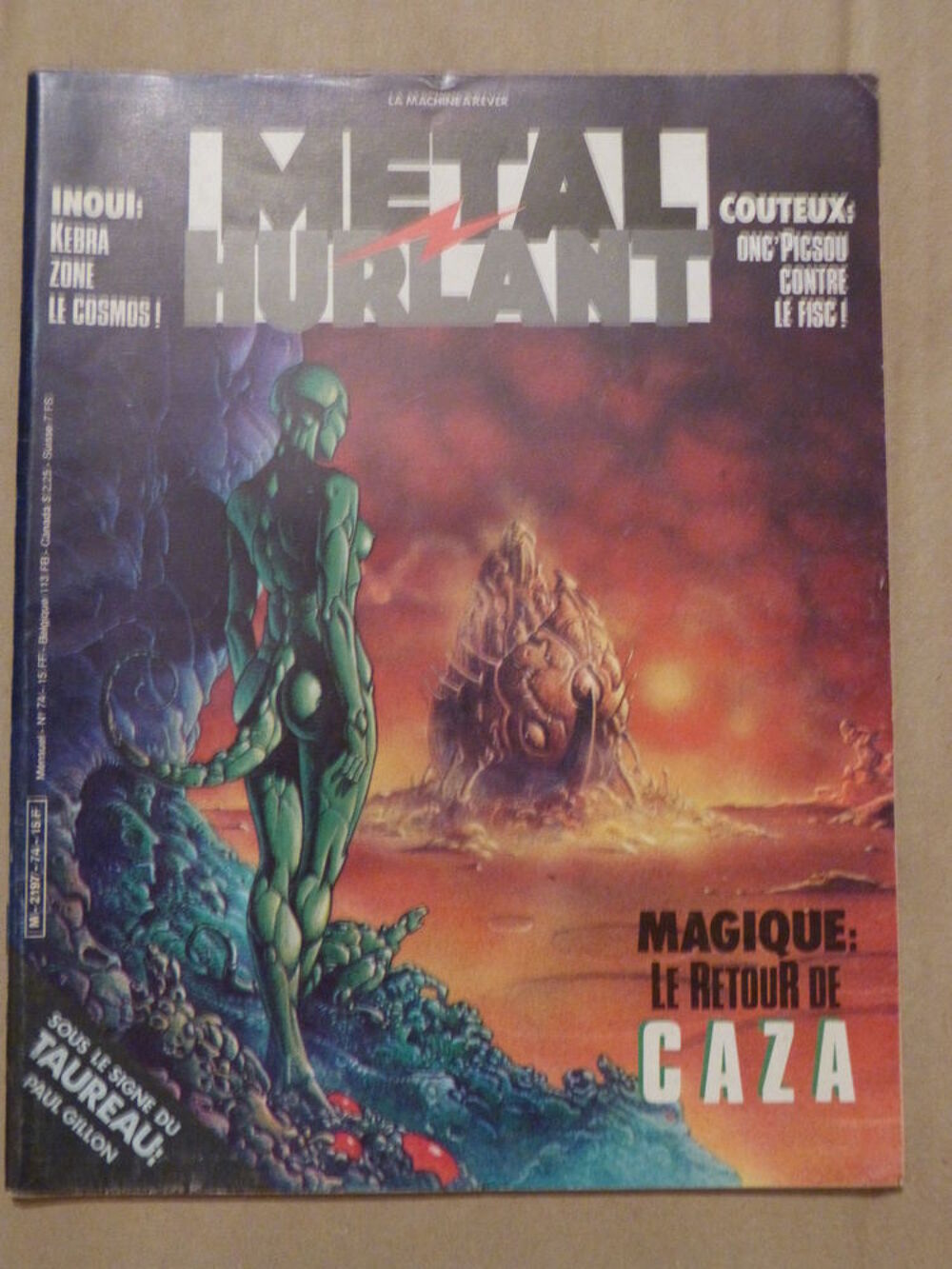 revue METAL HURLANT a choisir Livres et BD