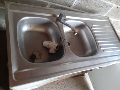 �vier inox double bacs  20 Argentr�-du-Plessis (35)