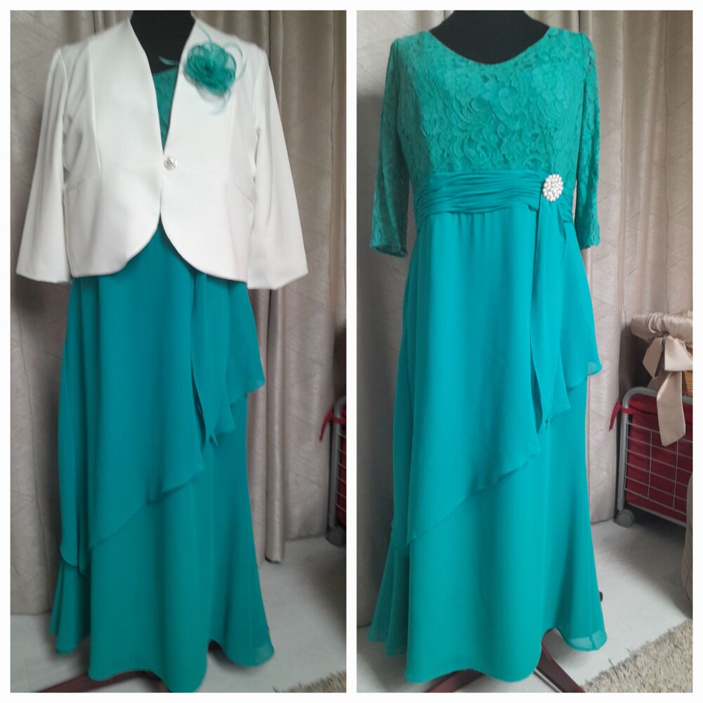 Robe longue de c&eacute;r&eacute;moniie et bol&eacute;ro . 
Vêtements