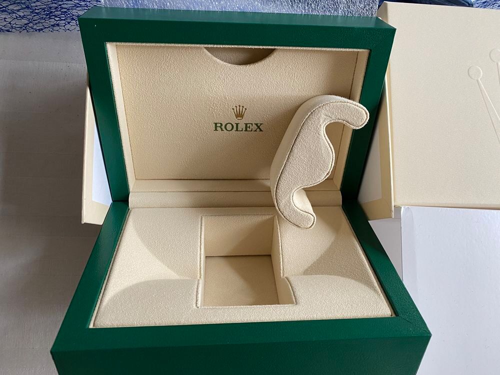Rolex &eacute;crin + bo&icirc;te Rolex Bijoux et montres